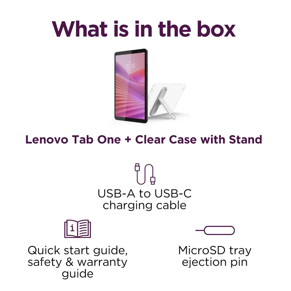 🔥Lenovo Tab One - MediaTek Helio G85- 4GB RAM / 64 GB Storage / 8.7